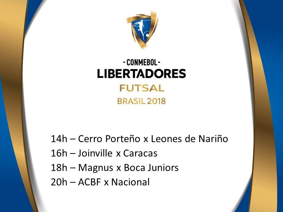 Próximos jogos da Libertadores de Futsal / Divulgação