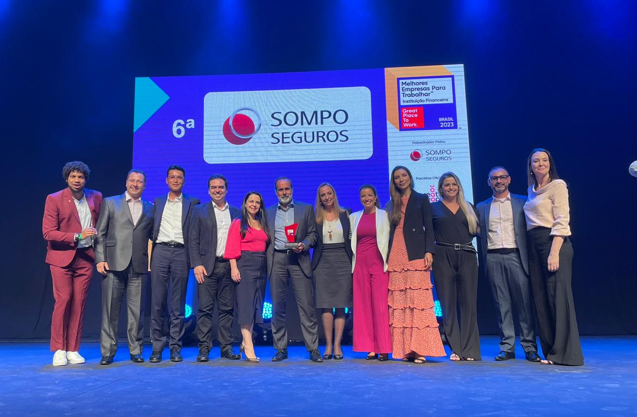 Sompo Seguros é premiada no Ranking Melhores Empresas para Trabalhar