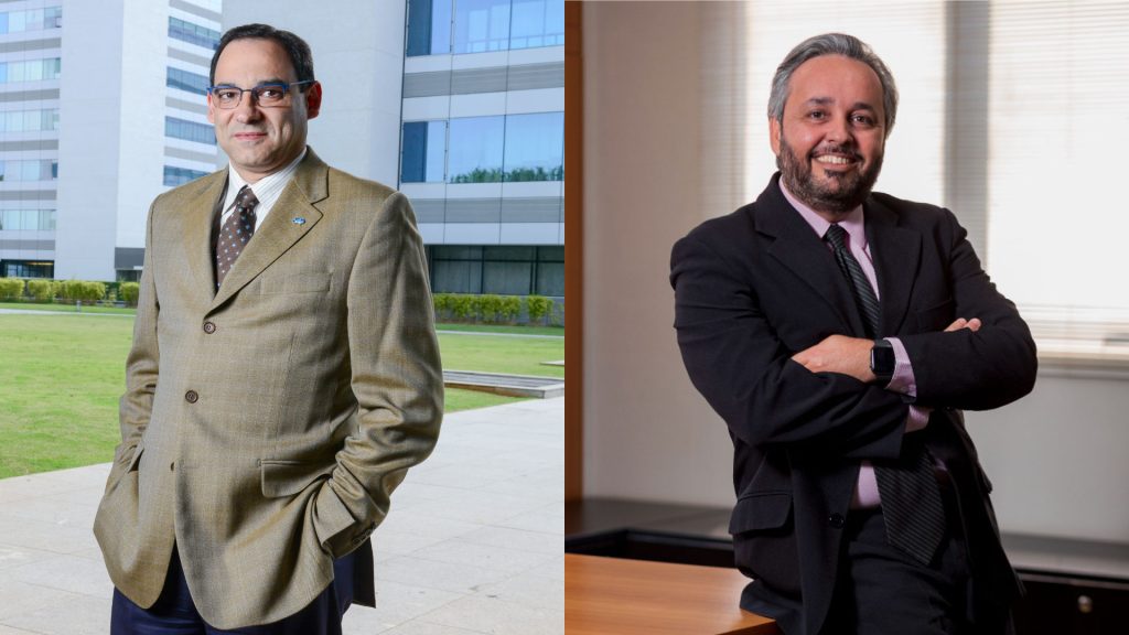 Sérgio Caron, Diretor de Marine e Cargo da Marsh Brasil; e Luis Guilherme, Diretor Comercial da Rodobens / Divulgação