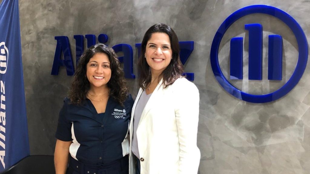 As executivas Livia Prata e Karine Barros, da Allianz Seguros / Divulgação