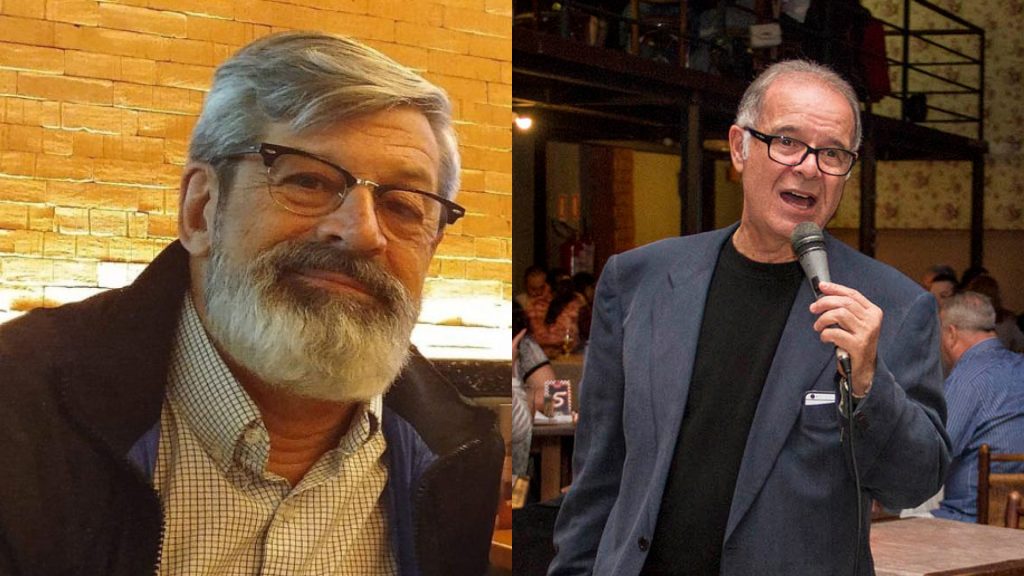 Dr. Carlos Josias Menna de Oliveira (sócio do C.Josias & Ferrer) e Julio Cesar Rosa (ex-presidente do Sindseg RS) / Arquivo JRS