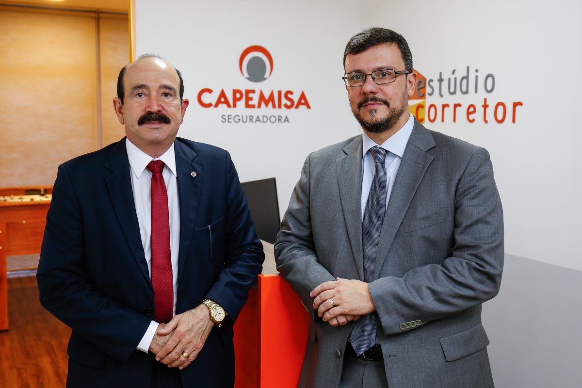 Jorge Andrade, presidente da Capemisa Seguradora e Fabio Lessa, diretor comercial da companhia