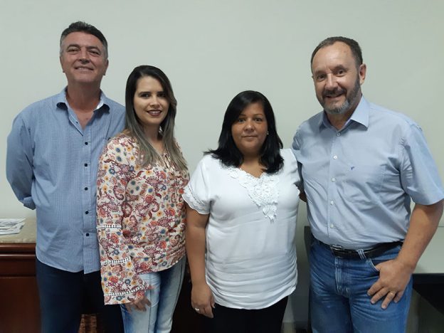 Marco Antônio Lameirinha, Kelly Cristina, Fabiana e André Pacheco, profissionais do novo escritório / Divulgação