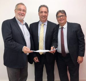 Paulo Galindo, David Novloski e Edson Calheiros
