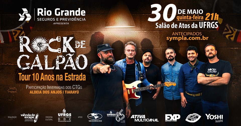 Rio Grande Seguros patrocina Rock de Galpão em Porto Alegre