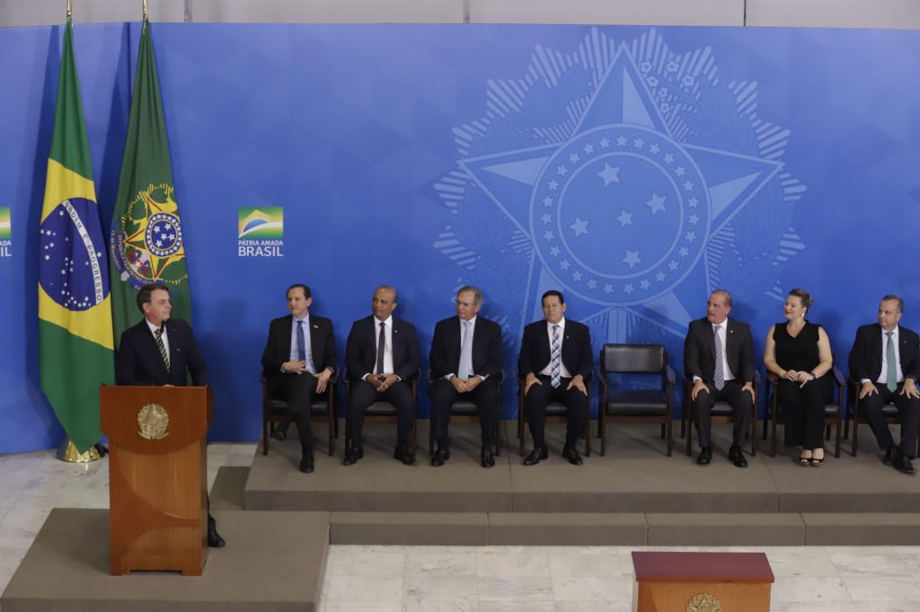 Presidente Jair Bolsonaro em solenidade no Palácio do Planalto / Foto: Charles Damasceno