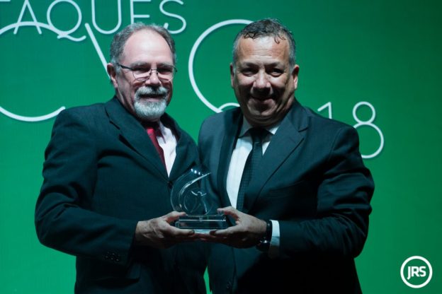 Jean Carlo Figueiró, executivo principal da KSA Corretora de Seguros, durante cerimônia do CVG-RS em 2018 / Arquivo JRS