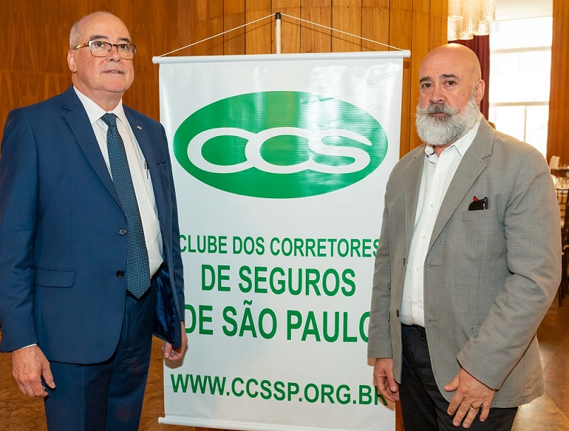 Evaldir Barboza de Paula (CCS-SP) e Ronaldo Megda (Grupo Tracker) / Divulgação