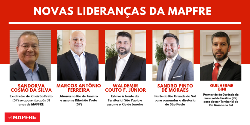 MAPFRE tem novas lideranças em quatro regiões