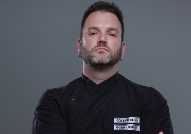 Jimmy McManis (Jimmy Ogro) é chef de cozinha e apresentador do quadro de culinária "Na Estrada" do programa “Mais Você”, da TV Globo / Reprodução
