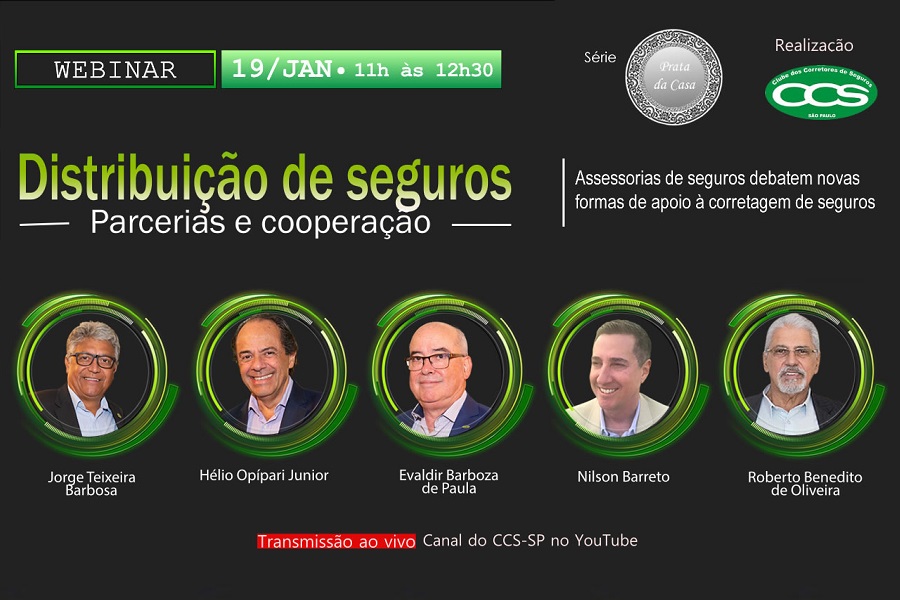 CCS-SP estreia projeto Prata da Casa com live sobre distribuição de seguros