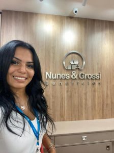 Alline Melo é Gerente Comercial Regional da Nunes & Grossi Benefícios / Divulgação