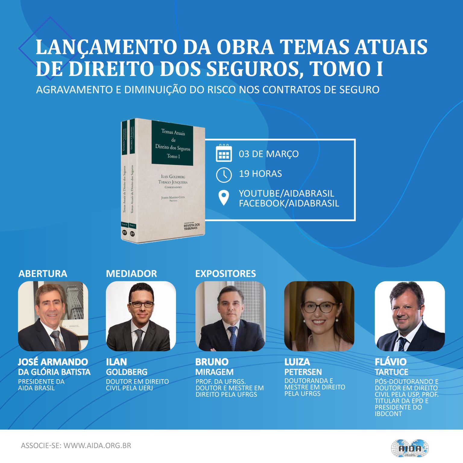 AIDA Brasil promove lançamento de livro no dia 03 de março, a partir das 19h / Reprodução