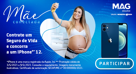MAG Seguros lança promoção e irá sortear 2 Iphones 12 no Dia das Mães / Divulgação