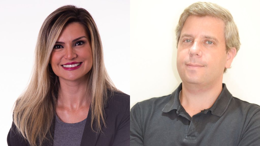 Mariana Miranda é Head Transportes e Corporate Sales da Argo Seguros e Luis Forster é CEO da PDVBox / Divulgação