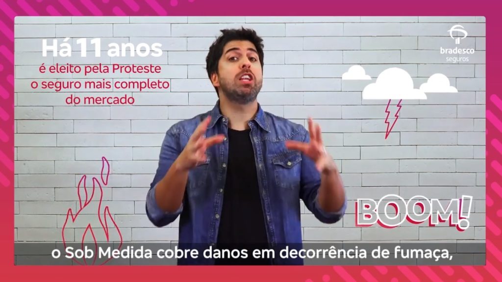 Bradesco Seguros promove campanha digital com foco no Seguro Residencial / Reprodução