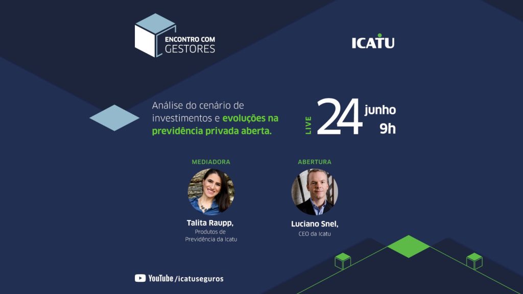 Icatu promove debates sobre atual cenário de investimentos e previdência do país no Encontro com Gestores 2021 / Reprodução