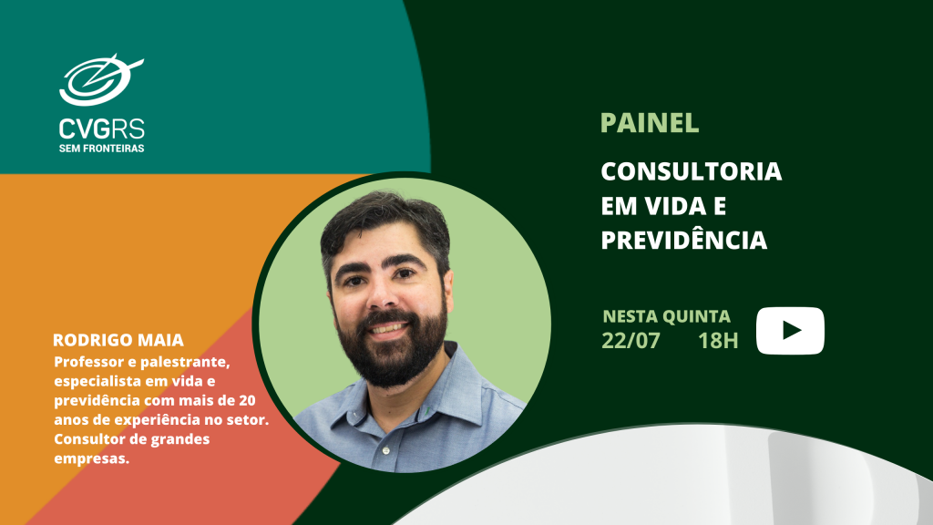 Professor Rodrigo Maia dá consultoria sobre Vida e Previdência ao vivo / Divulgação