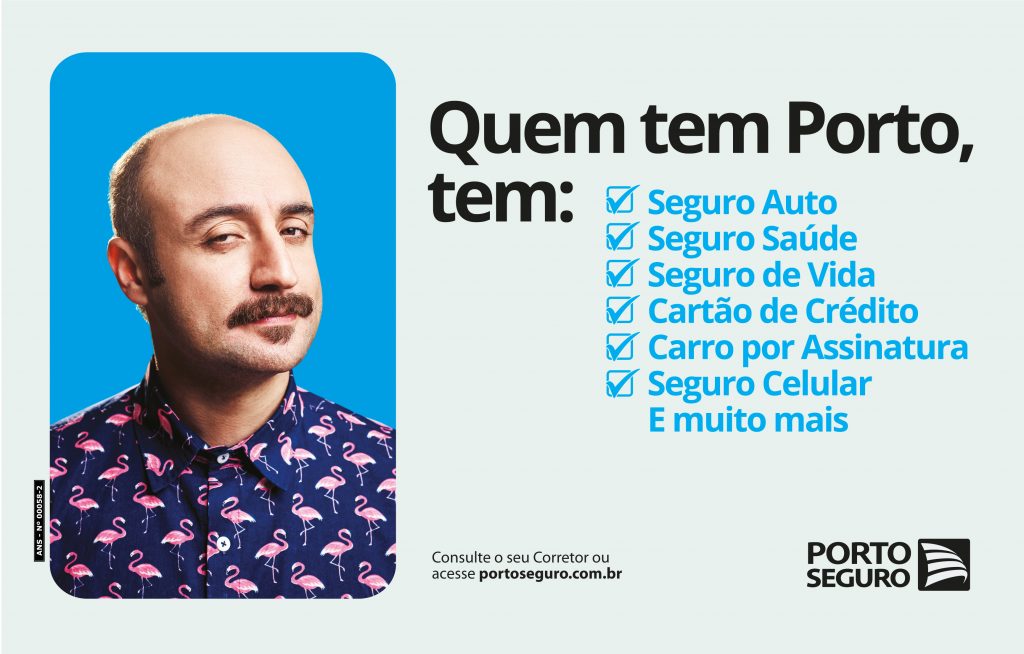 “Quem tem Porto, tem”: campanha da Porto Seguro usa bom humor para reforçar amplo portfólio de produtos e serviços / Divulgação