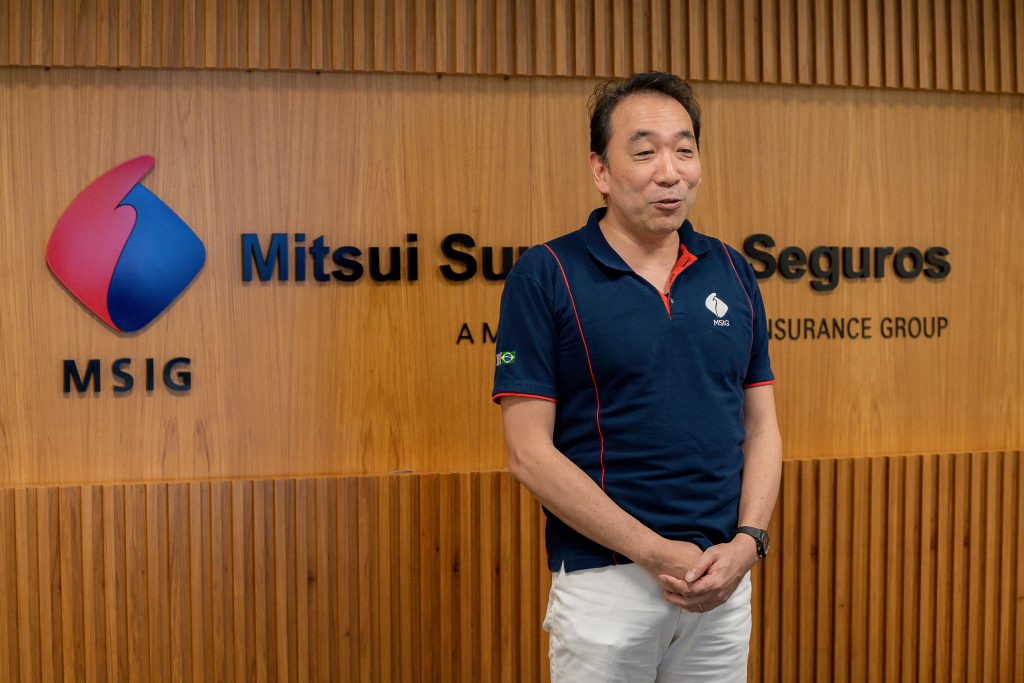Masayuki Nagano (Nick) é presidente da subsidiária brasileira Mitsui Sumitomo Seguros / Divulgação