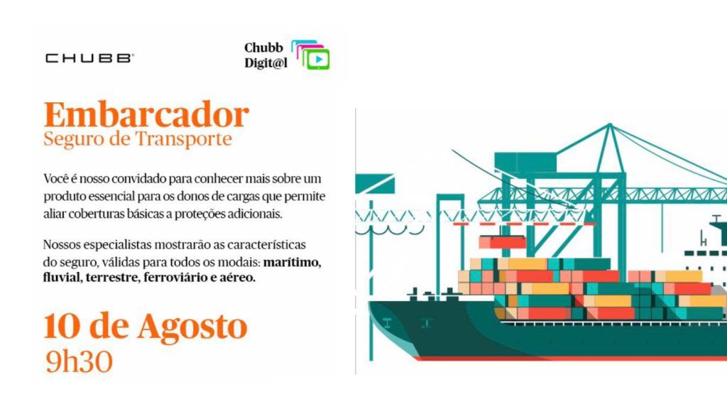 Chubb Digital promove treinamento sobre Seguro de Transporte / Divulgação