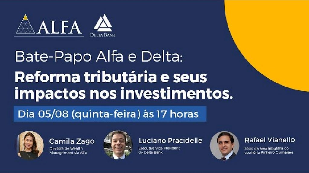 Conglomerado Alfa realiza webinar sobre Reforma Tributária / Divulgação