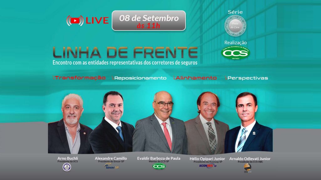 Live do CCS-SP 'Prata da Casa' reunirá lideranças dos corretores / Divulgação