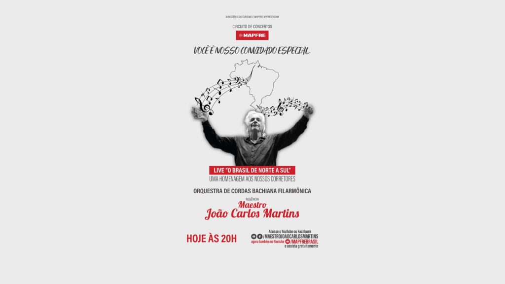 MAPFRE homenageia Corretores de Seguros com concerto especial do maestro João Carlos Martins / Divulgação