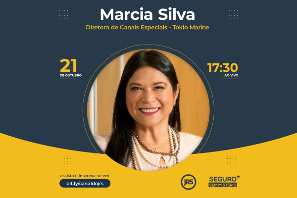 Marcia Silva, Diretora de Canais Especiais da Tokio Marine, participa do Seguro Sem Mistério