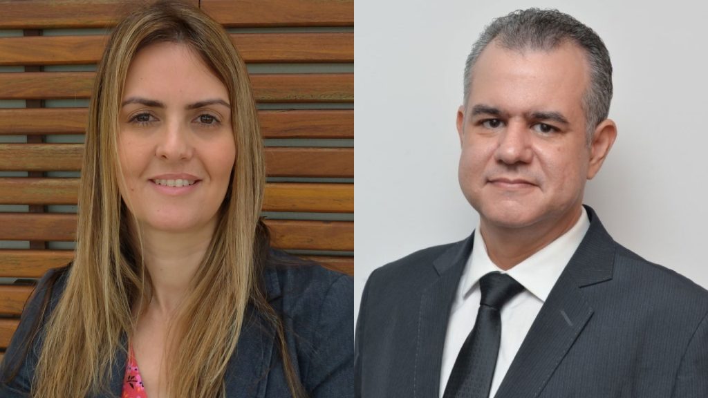 Daniela Carlos é Gerente de PMO e Vitor Neves é Gerente Atuarial da Sompo Seguros / Divulgação