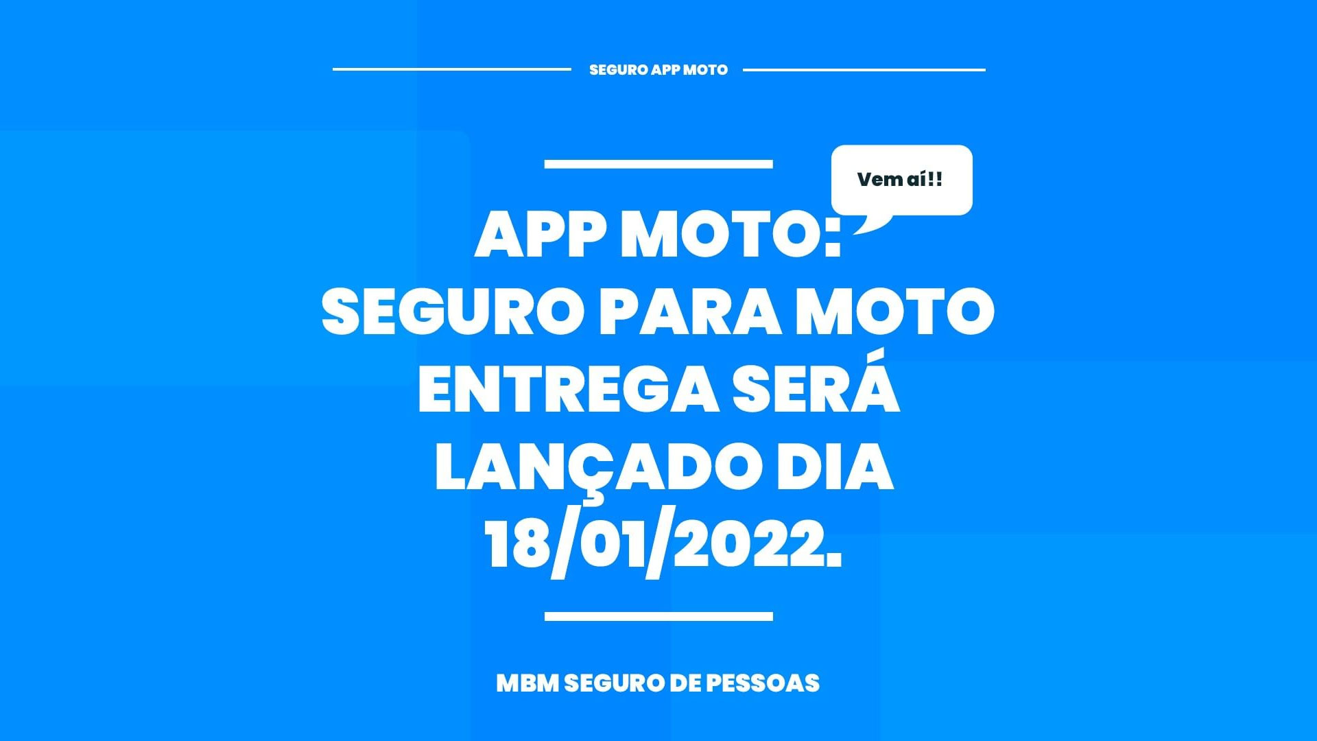 Grupo MBM lançará novo Seguro para Moto Entrega no dia 18 de janeiro / Reprodução