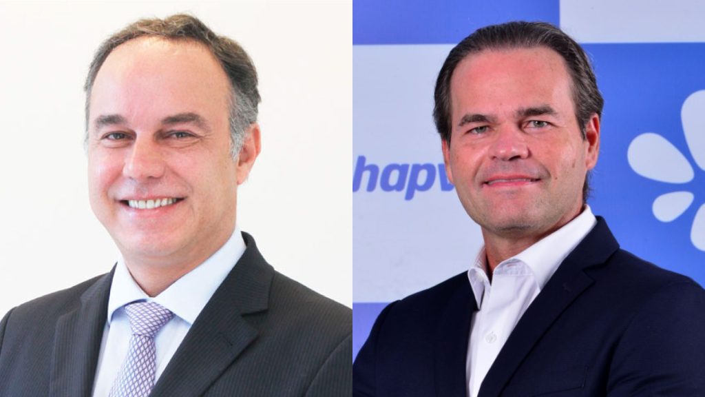 Irlau Machado Filho, presidente do GNDI; e Jorge Pinheiro, presidente da Hapvida / Divulgação