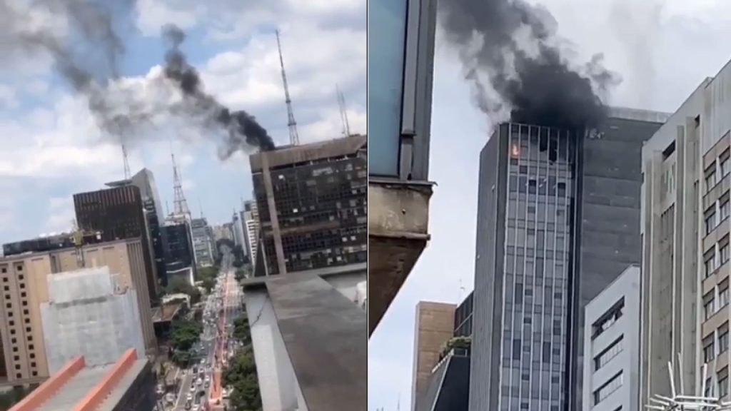 Incêndio evacua prédio comercial na Av. Paulista; Especialista reitera importância do seguro neste tipo de situação / Reprodução