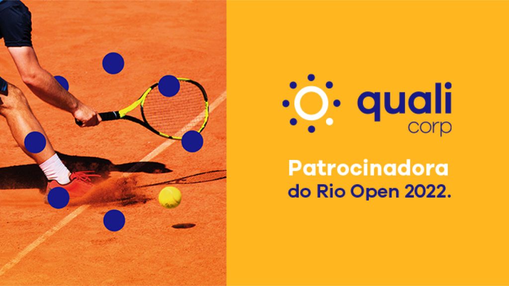 Qualicorp patrocina o Rio Open, maior torneio de tênis da América do Sul / Divulgação