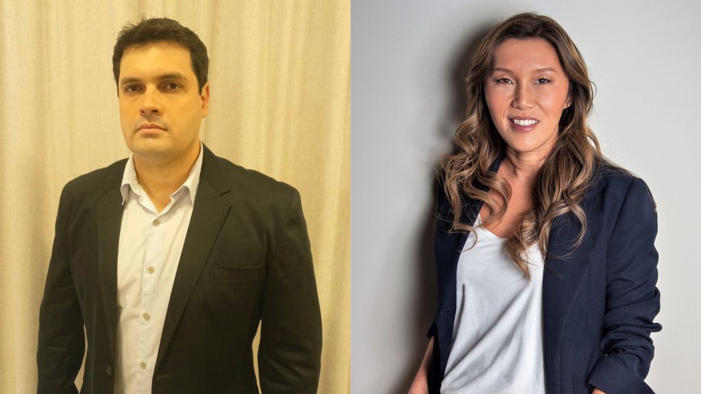 Leonardo Reis Maia é founder e CEO da Ceres do Brasil; e Erika Chou é diretora de Marketing e Relacionamento da Fitinsur / Divulgação