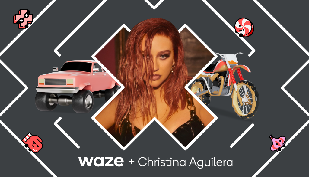 Christina Aguilera é a nova voz do Waze / Divulgação