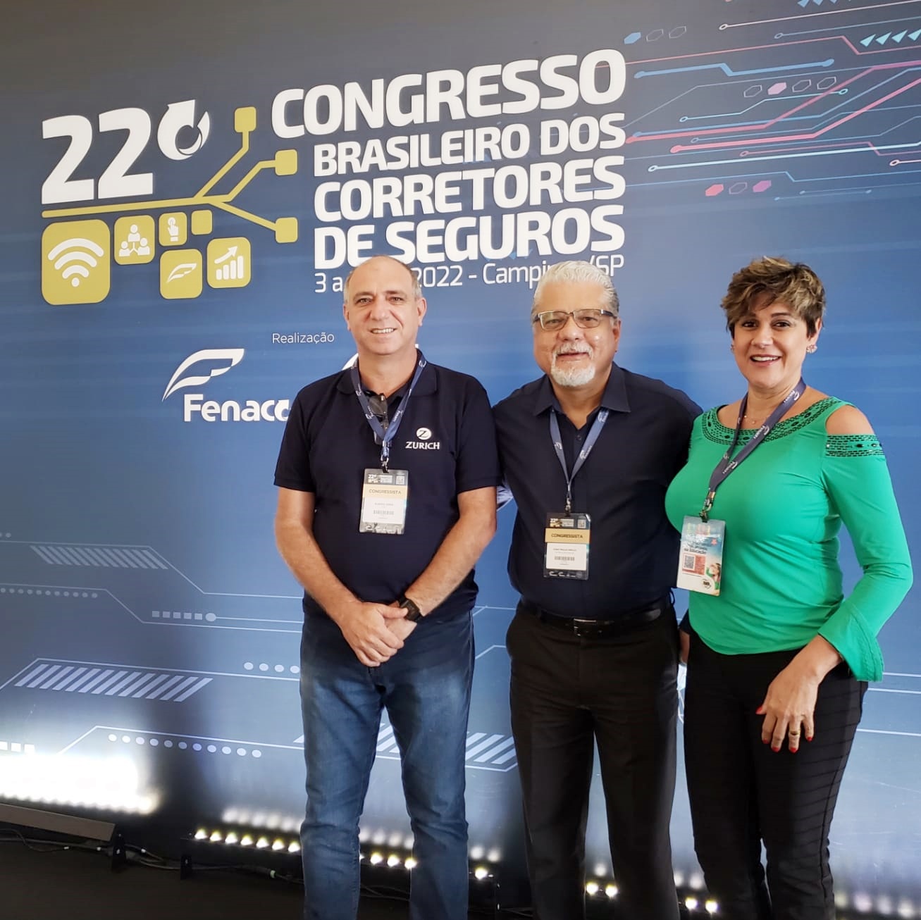 Diretores do CSP-MG prestigiaram o Congresso Brasileiro dos Corretores de Seguros / Divulgação