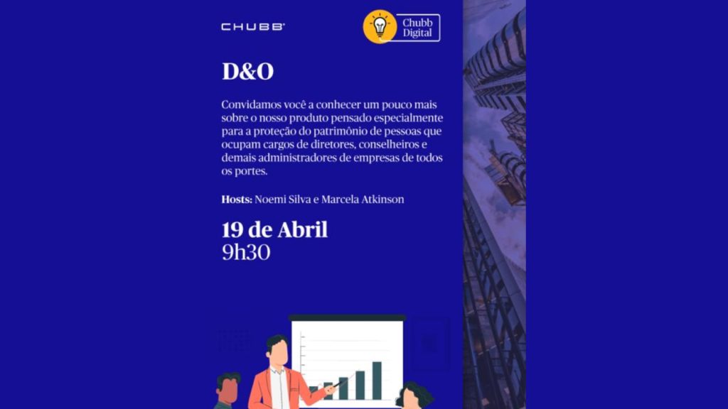 Chubb Digital promove treinamento sobre Seguro D&O / Divulgação