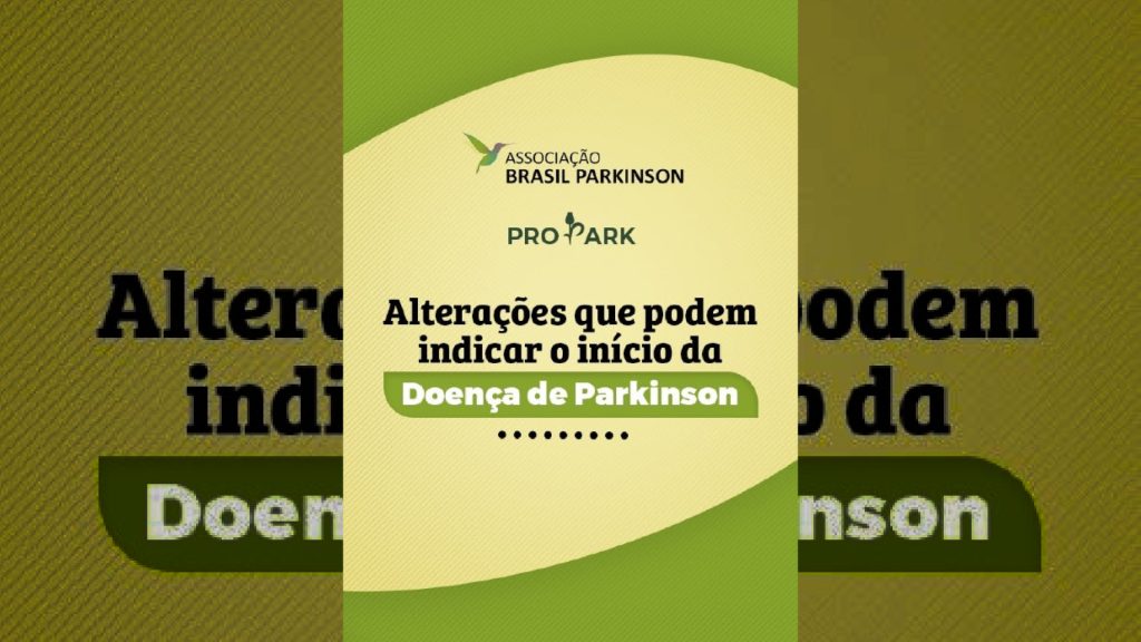 Saiba quais alterações podem indicar o início da Doença de Parkinson / Divulgação