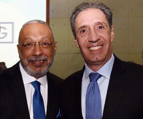Fausto Dórea, presidete do Clube de Seguradores da Bahia, e o executivo David Novloski / Divulgação