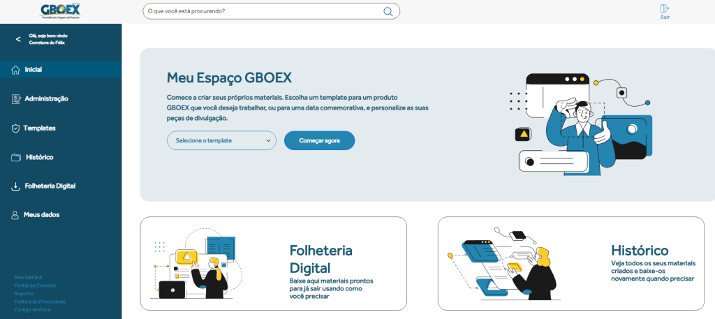 GBOEX lança plataforma de divulgação para corretores / Divulgação
