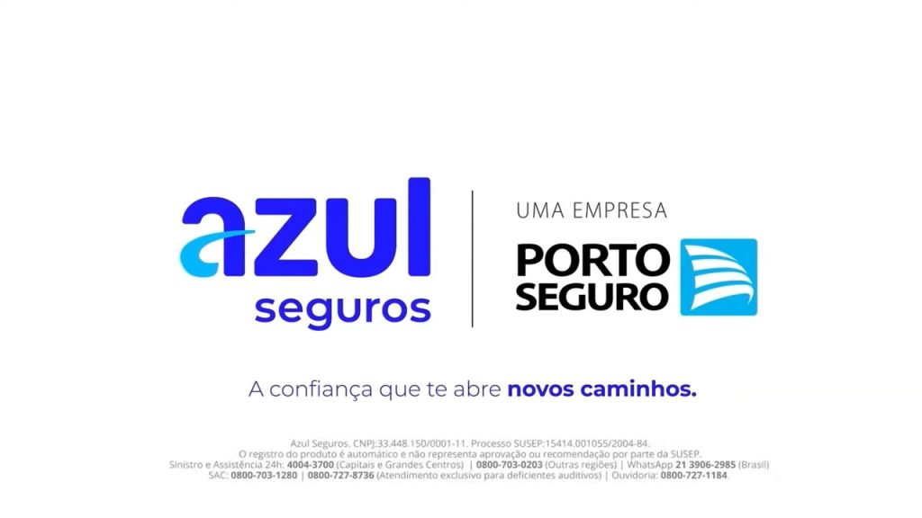 Azul Seguros, do Grupo Porto Seguro, lança nova marca e posicionamento / Reprodução