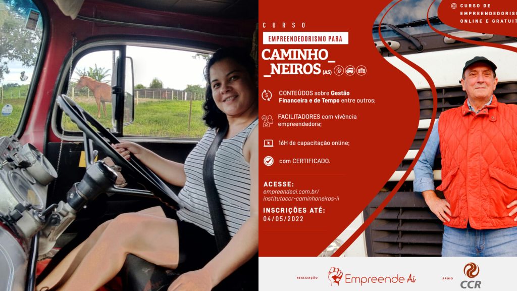 Instituto CCR e Empreende Aí abrem turmas de formação em empreendedorismo exclusiva para caminhoneiros / Divulgação