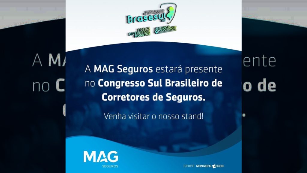 MAG Seguros patrocina edição do Brasesul e leva soluções aos corretores / Divulgação