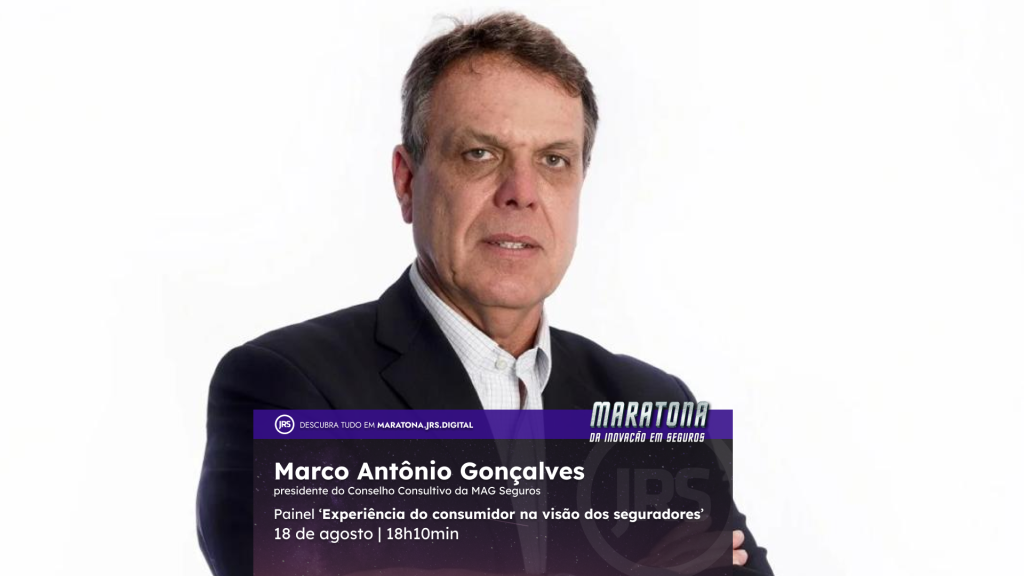 Marco Antônio Gonçalves, presidente do Conselho Consultivo da MAG Seguros, participará da Maratona da Inovação em Seguros 2022