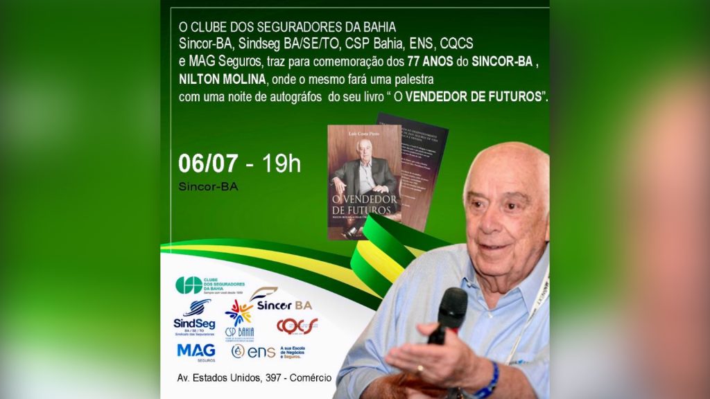 Clube dos Seguradores promove palestra comemorativa pelos 77 anos do Sincor-BA / Divulgação