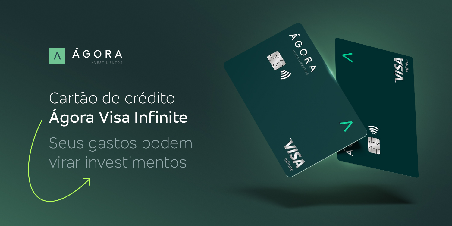 Ágora Investimentos lança cartão de crédito com investback e desconto em corretagem / Divulgação