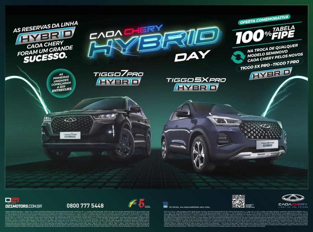 CAOA Chery promove primeiro Hybrid Day em toda a rede de concessionárias da marca / Divulgação