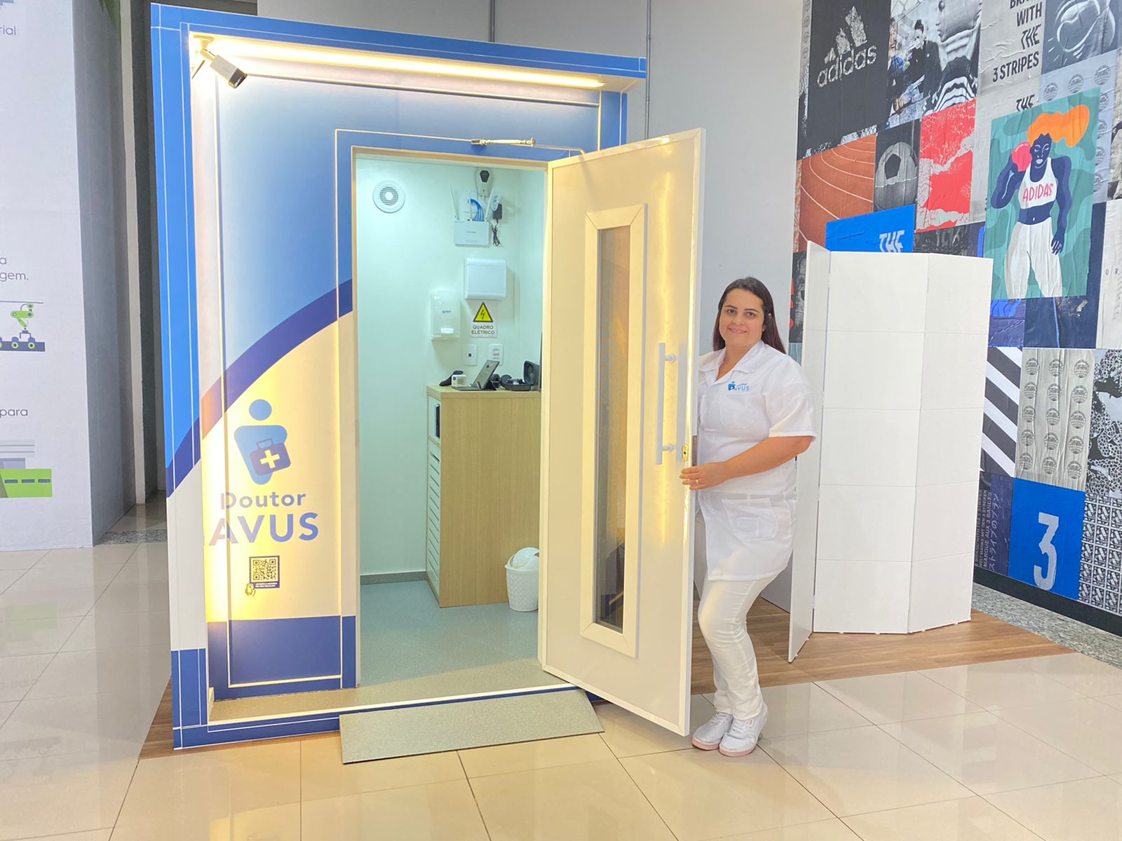 Dr.Avus é pioneira em alocar Cabine de Telemedicina em shopping / Divulgação